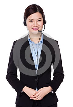 Customer services operator