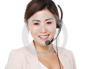 Customer services operator