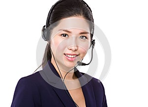 Customer services operator