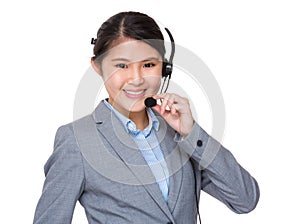 Customer services operator