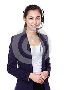 Customer services operator