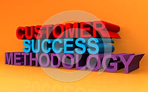 Customer success methodology on orange