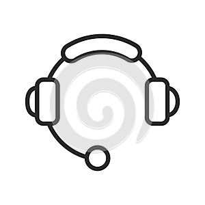 customer support headset icon