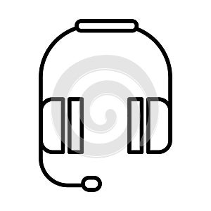 customer support headset icon