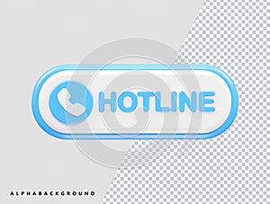 Customer support icon vector illustration element 3d rendering transparent eps