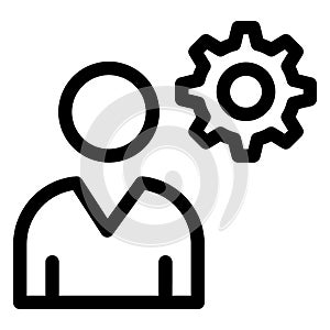 Customer, support Isolated Vector icon which can easily modify or edit