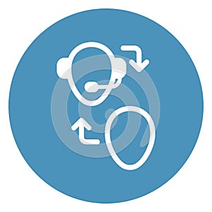 Customer, support Isolated Vector icon which can easily modify or edit