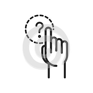 customer support question icon