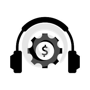 Customer support Vector Icon which can easily modify or edit
