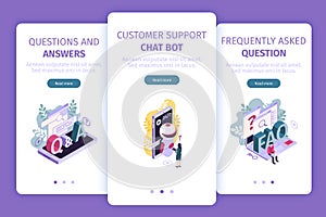 Customer Support Vertical Banners