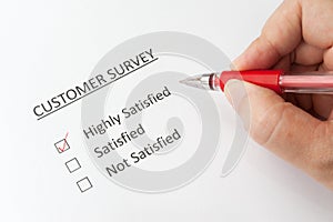 Customer survey