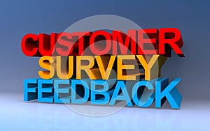 customer survey feedback on blue