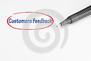 Customers Feedback - Business Concept