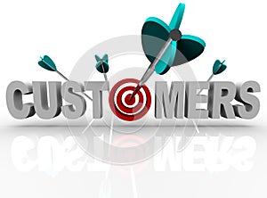 Customers - Target and Arrows Hit the Word