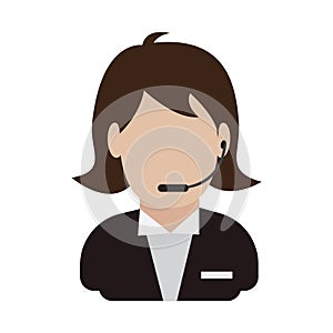 Customerservice. Vector illustration decorative design