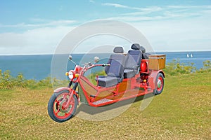 Customised trike motorcycle photo