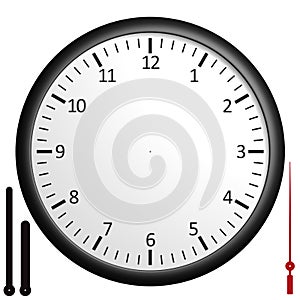 Customizable blank clock