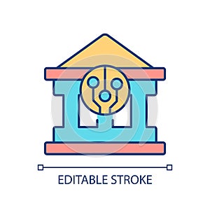 Customizable stability linear icon