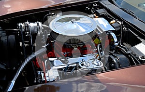 Customized car engine