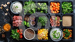 Customized meal kits designed for biohackers, focusing on nutrient-dense, functional foods that support optimized living