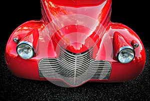 Customized vintage hot rod photo