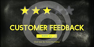 Customre Feedback Comment Vote Review Results Concept