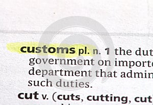 Customs