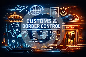 Customs and Border Control Neon Technology and Security