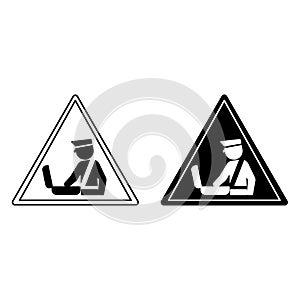 Customs Control Signs.