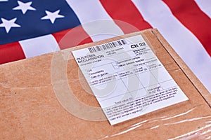 Customs declaration concept