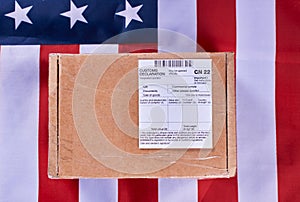 Customs declaration concept