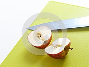 Cut apple