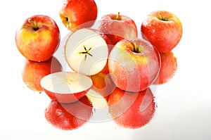 Reducir manzana en húmedo grupo Espejo 