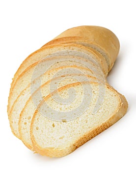 The cut bread