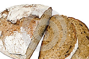 The cut bread photo