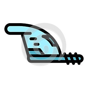Cut bush tool icon vector flat