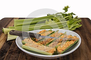 Celery with pimento cheese