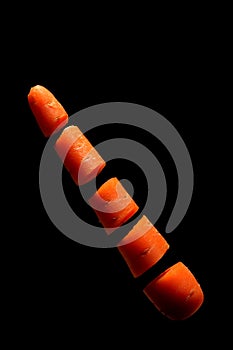 Cut and Cleaned Carrot photo