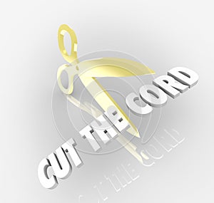 Cut the Cord Frustrated Customer Dissatisfaction Terminate Service