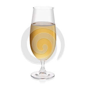 Cut crystal pilsner beer glass