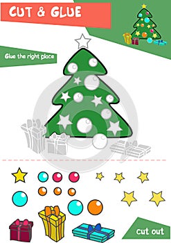 Cut and glue - Christmas tree