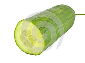 Cut half a cucumber