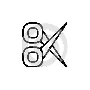 Cut icon, tool icon, logo, pattern, presentation template line style