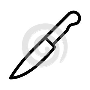 Cut vector  thin   line icon