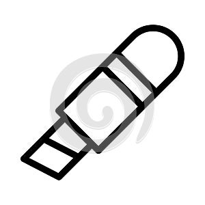 Cut  vector thin line icon