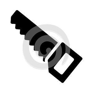 Cut vector glyph flat icon