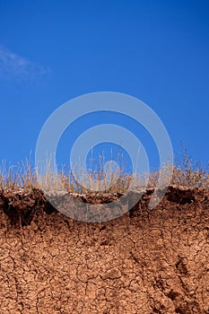 Cut of land on the coast of the sea photo