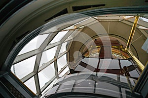 Cut Magnifying Glass Fresnel Lens Historical Lighthouse Nautical photo