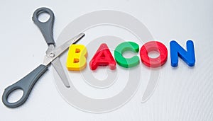 Cut out bacon photo