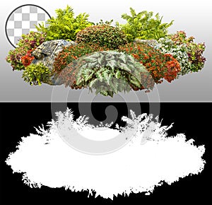 Cut out garden design